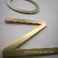 Stainless Steel Address Numbers Plating Laser Cutting Metal Letter Manufactory